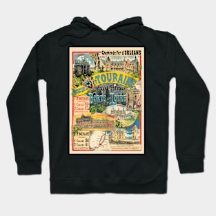 Touraine France Vintage Poster 1892 Hoodie